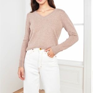 NWT Quince Cashmere Sweater Oatmeal Size Small